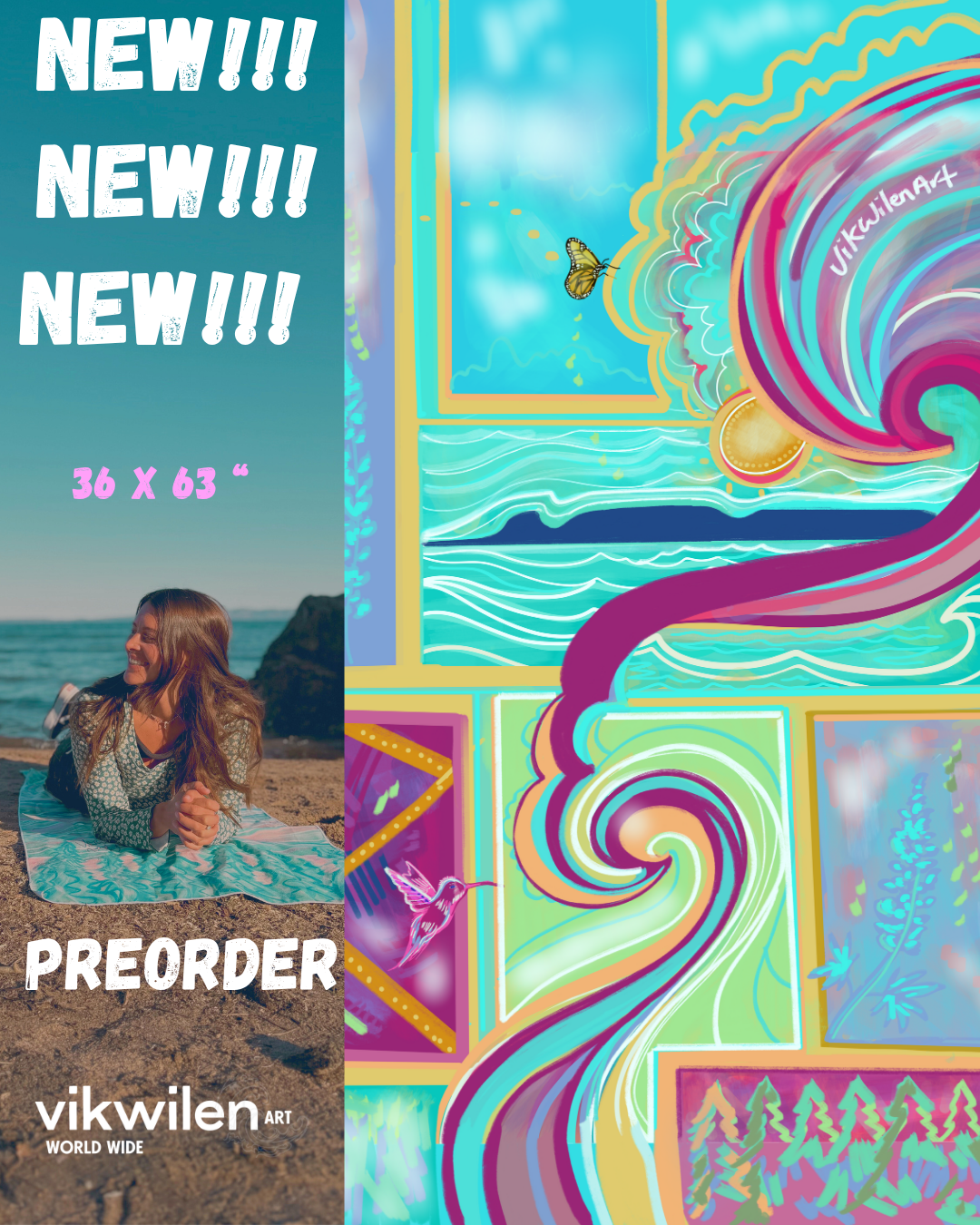 PREORDER - FREEDOM Beach Towel!