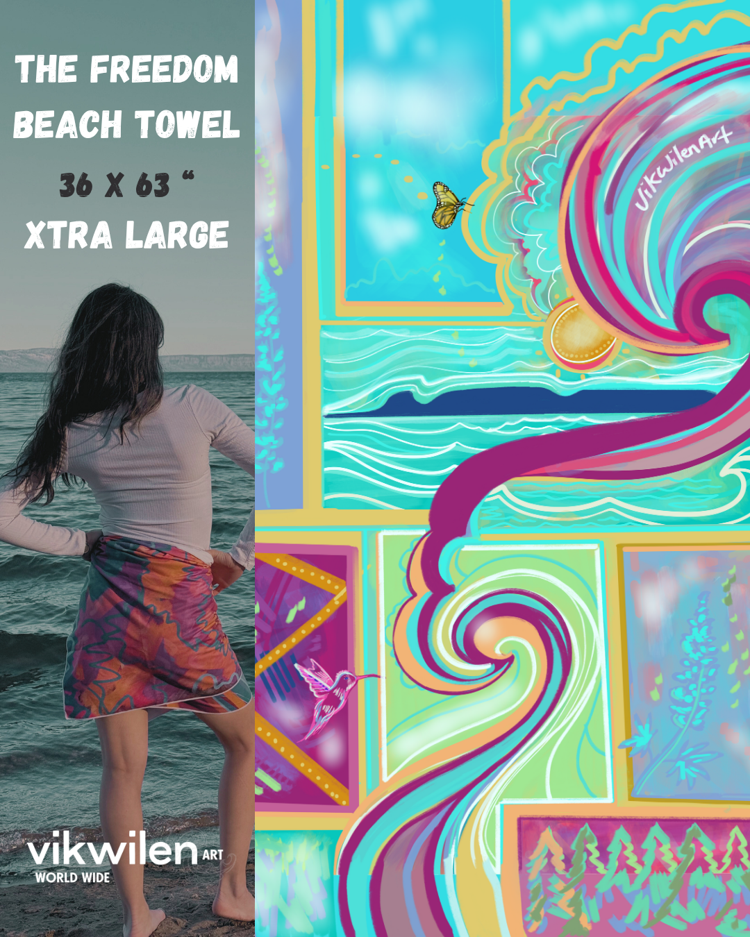 PREORDER - FREEDOM Beach Towel!