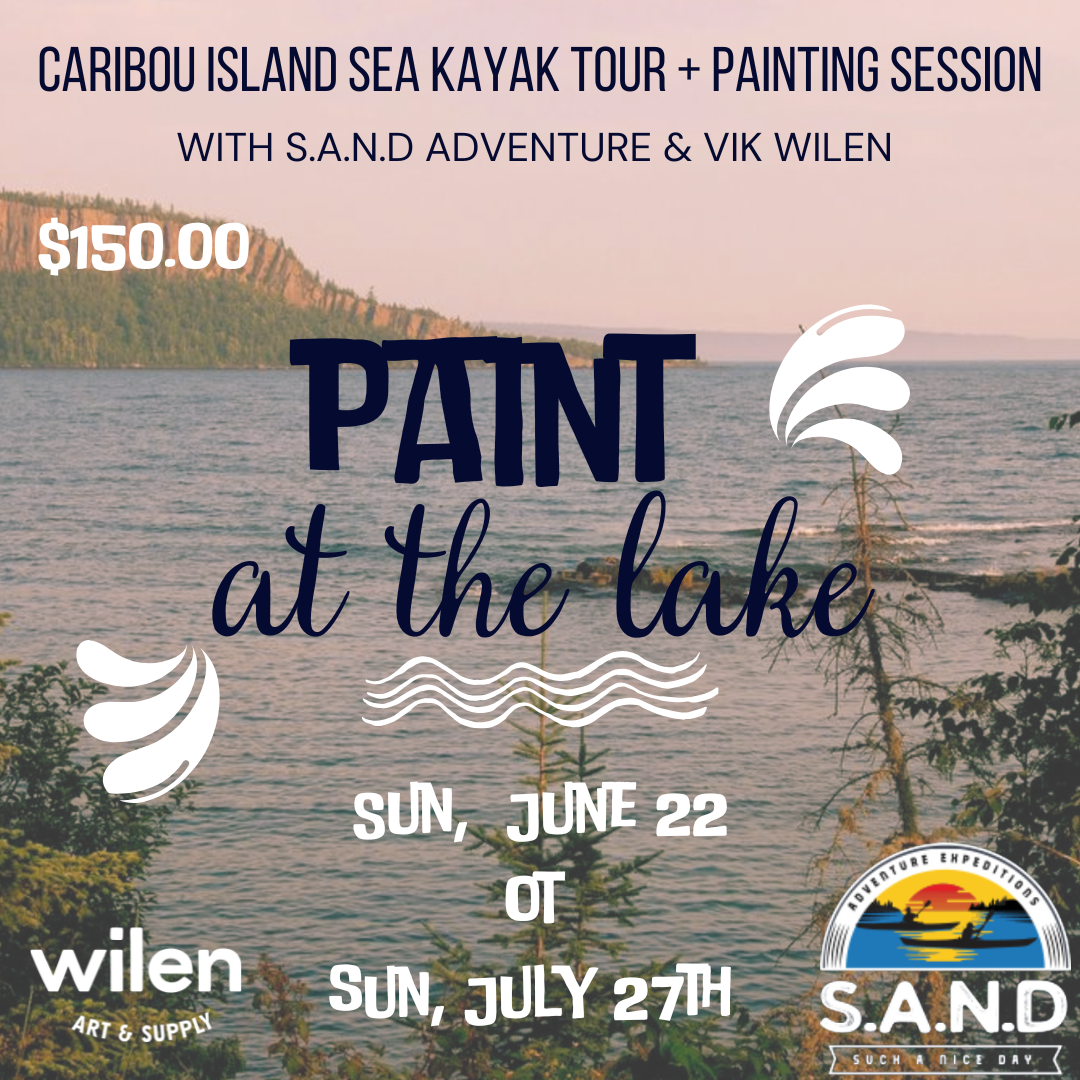 Caribou Island Sea Kayak Tour + Painting Session