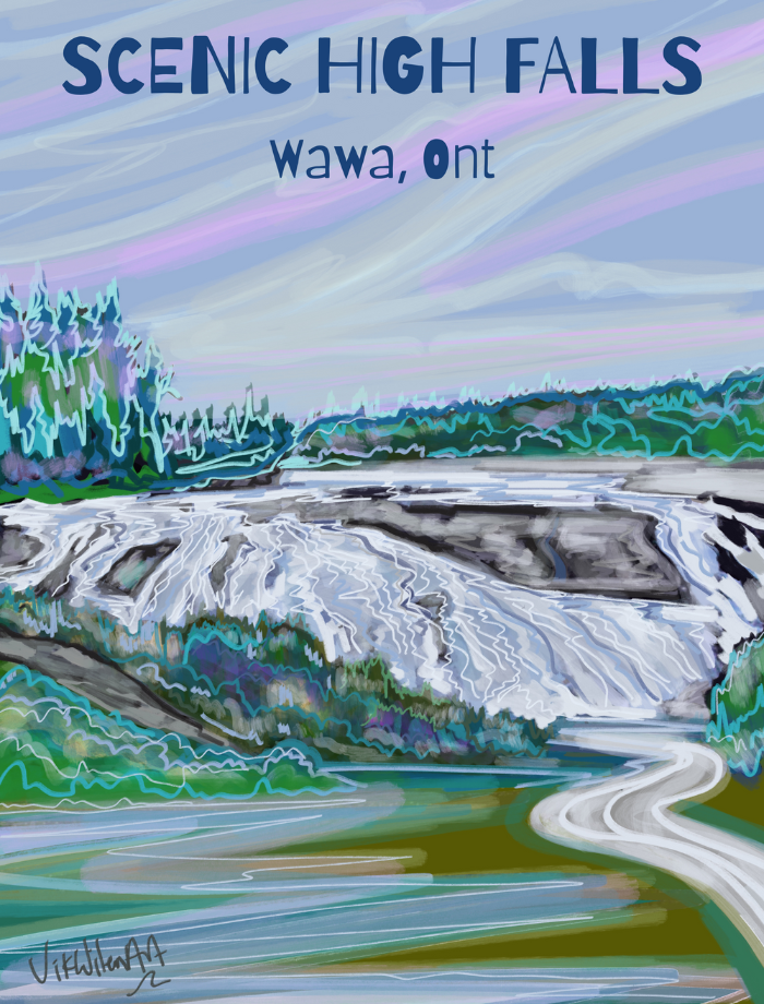 Scenic High Falls - Ontario