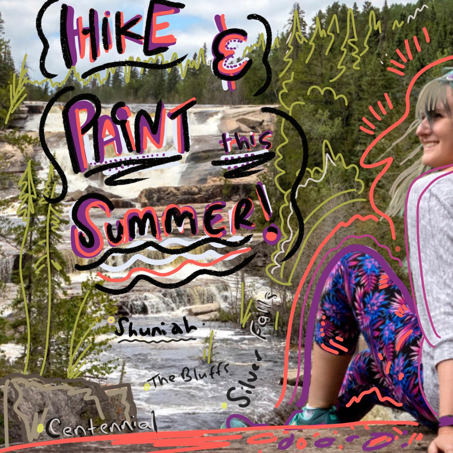 Hike & Paint - Silver Falls Provincial Park! Sat, June 28th - 12-4pm