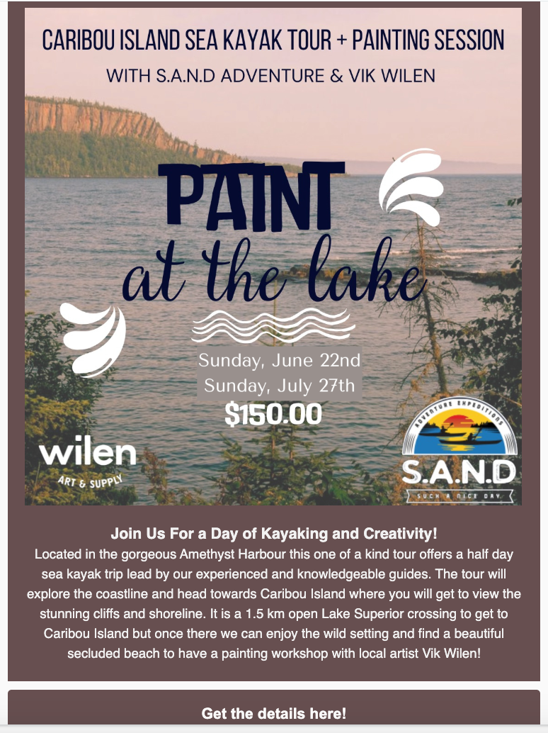 Paint at Caribou Island!