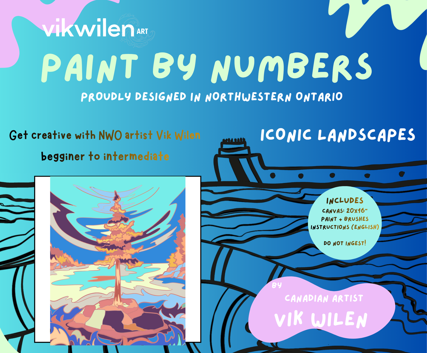 Paint by Numbers - The Tree Point