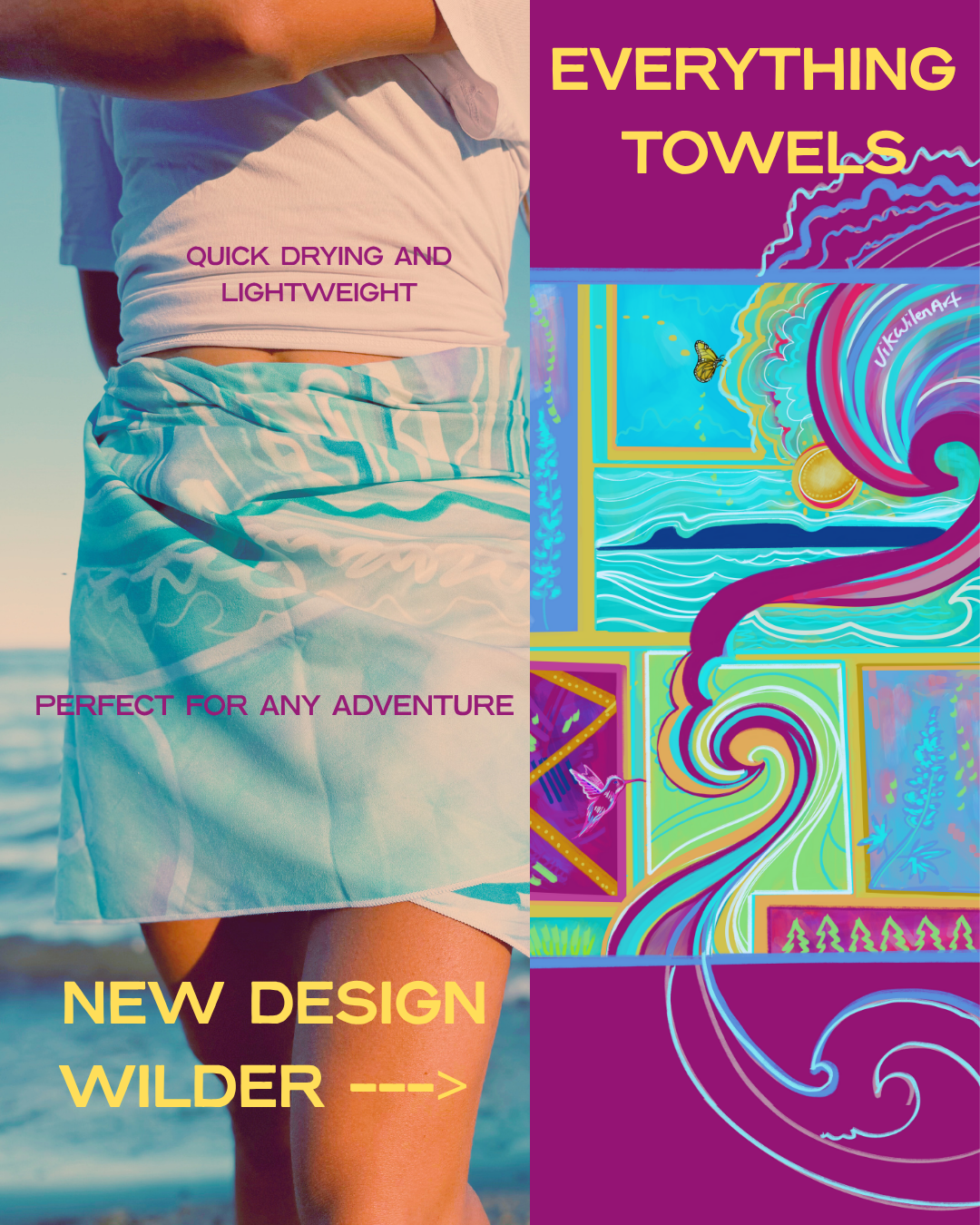 PREORDER Wilder Travel Towel