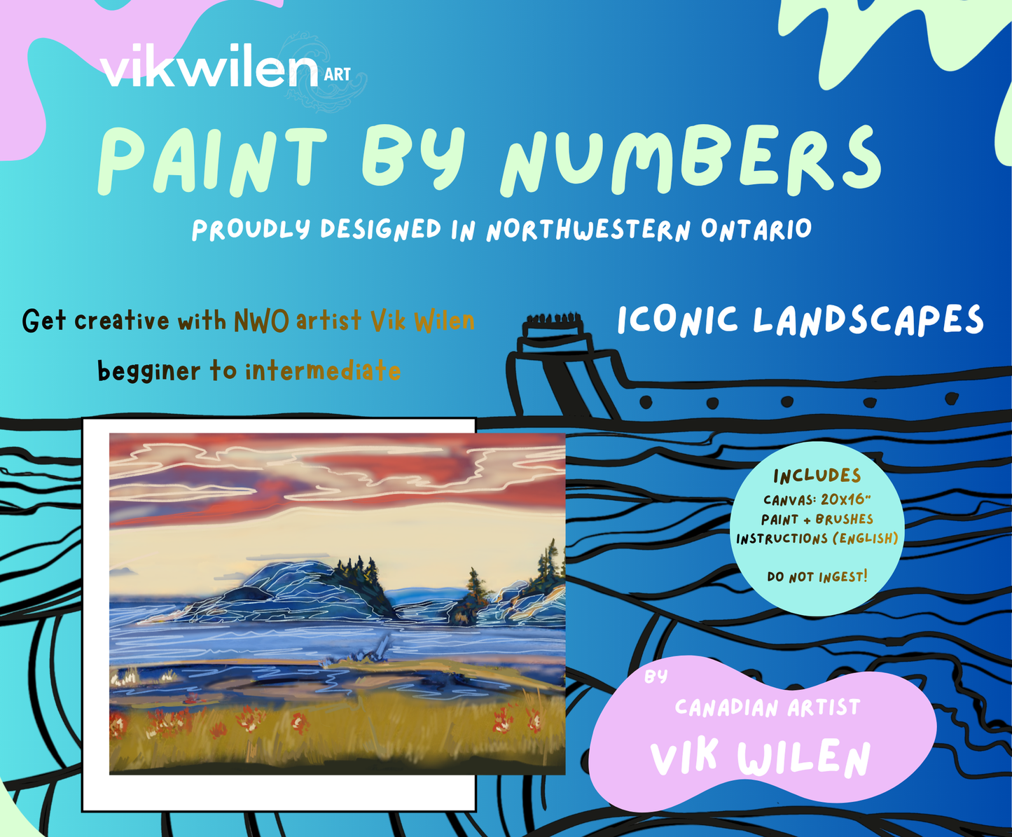 Paint by Numbers - Pukaskwa
