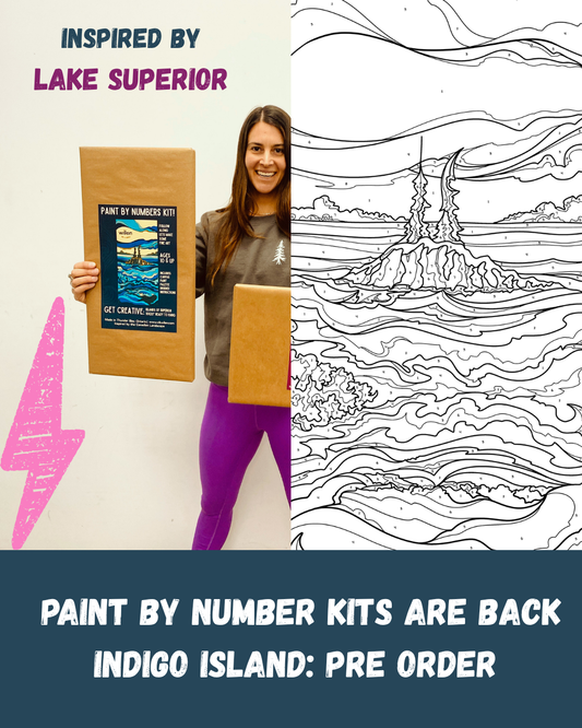 PREORDER Indigo Islands Paint by Numbers Kit