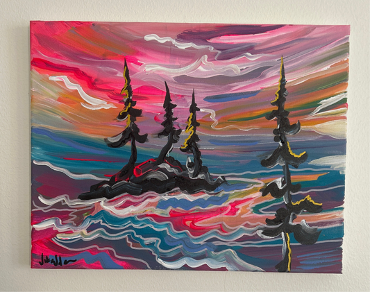 Aligned - 11x14” Original