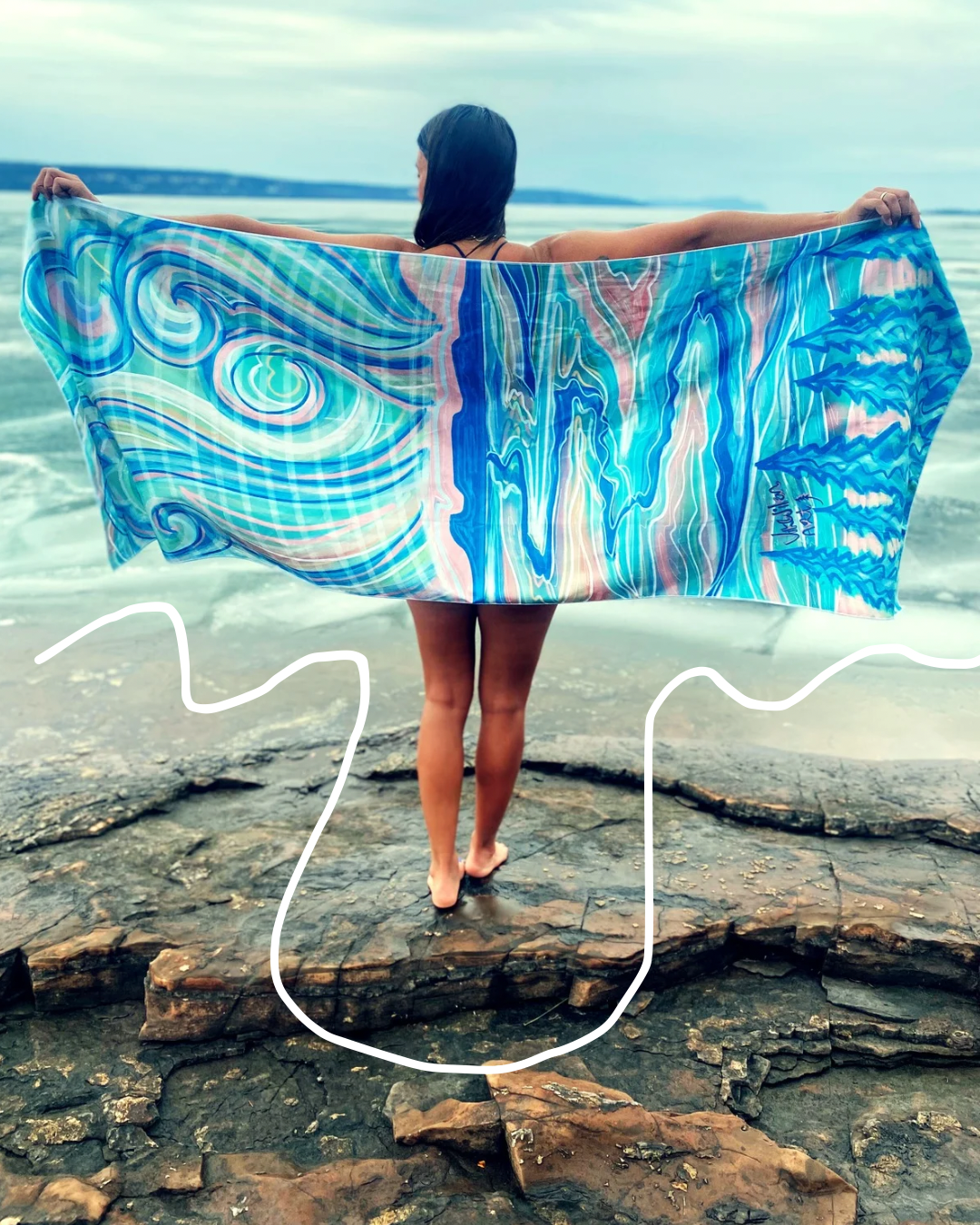 Sleeping Giant Travel Towel