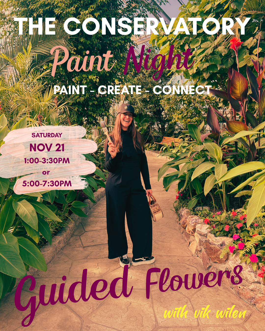 Paint Night at the Centennial Conservatory! - SAT NOV 21